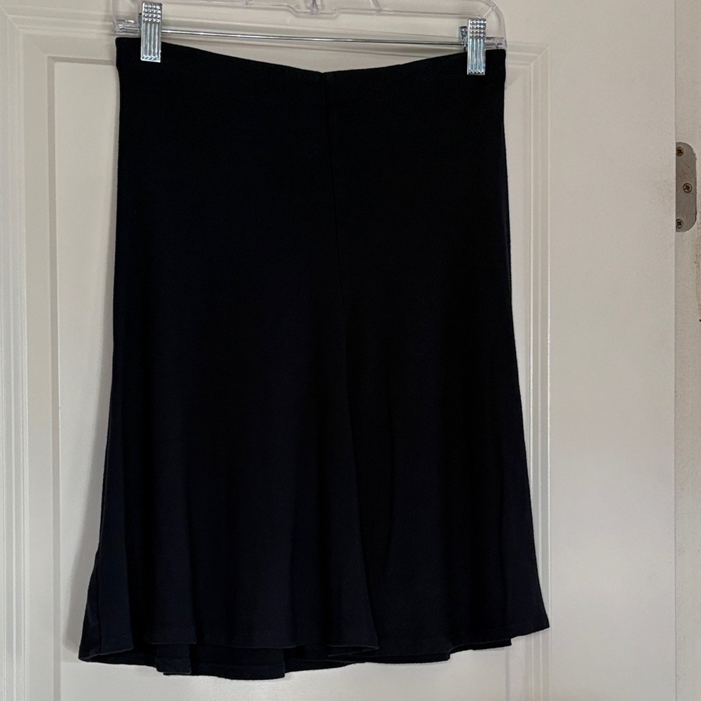 Navy Knit Women's Skirt